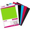 plottiX 101889 - Pellicola termoadesiva, multicolore, 20 x 30 cm