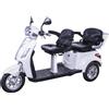 Scooter Z-TECH ZT-18 "TRILUX 3.0" 3 RUOTE 2 Posti Differenziale per Anziani-Bianco