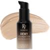 FV Fondotinta Coprente a Lunga Durata, Pelle Idratata e Luminosa, Riduce Linee Sottili, Impermeabile, Formula Idratante, Finish Naturale e Radioso, 30g (Natural Beige)