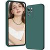 ISOI - Cover per Xiaomi Redmi Note 10 4G/Redmi Note 10S, Custodia Morbida in Silicone Liquido, Protezione Completa Antiurto Ultra Sottile per il Corpo - Verde Notte