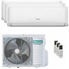 Hisense Condizionatore Hisense Hi-Comfort 2025 trial split 9000+12000+18000 BTU inverter A++ wifi unità esterna 8 kW 4AMW81U4RJC/CF25YR4BG_1/CF35MR0BG_1/CF50X