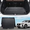 ECOZEN Vasca Baule per Volvo XC60 2018-2026 3D Specifica In TPE anteriore Proteggi Bagagliaio auto, Volvo XC60 Tappetino del bagagliaio, bordino rialzato, resistente impermeabile per tutte le stagioni