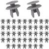 Jinsion 50 Pezzi Clip di Fissaggio per T4 T5, 701867299 Plastica Pannelli Auto, Set per Rivestimento Parabordo, Pannello, Paraurti - Si Adatta a un Foro da 9 mm