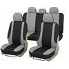 Auto Accessori Lupex Set Coprisedili Auto Universali LS10 Colore Grigio Anteriori e Posteriori in Poliestere Utilitaria No Suv
