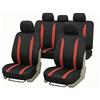 Auto Accessori Lupex - Coprisedili Auto Modello Universali LS, Kit Anteriore e Posteriore, Fodere Sedili Medio Piccoli, No Suv (LS09-R)