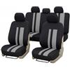 Auto Accessori Lupex Set Coprisedili Auto Universali LS07 Colore Grigio Anteriori e Posteriori in Poliestere Utilitaria No Suv