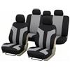 Auto Accessori Lupex Set Coprisedili Auto Universali LS05 Colore Grigio Anteriori e Posteriori in Poliestere Utilitaria No Suv