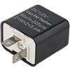 ETOPARS Nero 12V 2Pin Regolabile Relè Lampeggiatore Elettronico Indicatore di Direzione Lampeggiatore Motociclo