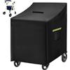 PORFOYO Copertura impermeabile per deambulatore Walker 72 x 66 x 90 cm, corrimano fluorescente con parapioggia 4 fibbie 420d Oxford per una varietà di quattro ruote