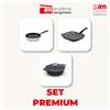 Set Cocò 36 cm + bistecchiera rettangolare Supergrill 30x28cm + padella chef 32cm