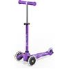 Micro® | Mini Micro Deluxe LED Monopattino 3 Ruote | Ruote con illuminazione a LED | Manubrio regolabile e rimovibile | Antiscivolo | Bambini e ragazze | 2-5 anni