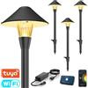 Tuya Kit 4 Luci LED a Fungo RGBW Smart Wi-Fi da Giardino