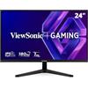 ViewSonic VX24G1-HD Gaming Monitor 180Hz 24 Pollici, Monitor da Gioco, Full HD 1920p x 1080p, 1ms MPRT, IPS Pannello, G-Sync Compatible, HDR10, HDMI 2.0 x2, Display Port