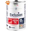 Exclusion Dog Diet Hepatic Maiale, Riso e Piselli - Lattina Da 400 Gr