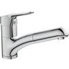 Ideal Standard BC143AA Ceraflex Miscelatore Cucina monocomando da appoggio su lavello, doccetta orientabile ed estraibile, cromato