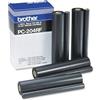 Brother NASTRO ROTOLO TRASFERIMENTO TERMICO ORIGINALE BROTHER PC204rRF 04PEZZI