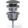 DAMAST - Piletta click-clack universale in ottone 1''1/4 - 15300/16661/18218 : Finitura - Oro spazzolato