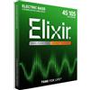 Elixir Corde per basso a 4 corde in acciaio nichelato Elixir® Strings con rivestimento NANOWEB®, Extra Long Scale, Light/Medium (.045-.105)