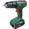 Bosch Trapano Battente Avvitatore con Batteria e Caric Abatteria Easyimpact 18v-38