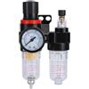 Joyzan Riduttore Pressione Aria Compressa, PT 1/4 Regolatore Pressione Aria Separatore Acqua Riduttore di Compressore Pneumatico Componenti Kit Regolatore Lubrificatore Olio Gas Processore per Pistole