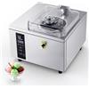 VEVOR Macchina per Ice Cream Duro Gelatiera da Banco 500 W Portata 5L/h per Preparazione di Gelato Duro Sorbetti, Macchina per Icecream Duro Cilindro in Acciaio Inox 304 da 2,8L Pannello LED