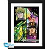 GB EYE JOJO'S BIZARRE ADVENTURE - Framed print "Dio & Jotaro" (30x40)