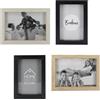 HOME DECO FACTORY THE HOME DECO FACTORY - Marco de Fotos de Madera (4 Unidades)