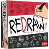 Trefl 02409 Dynamischaes gioco di società, indovina la password, disegna i disegni degli altri, diventa un artista, gioco per adulti e bambini dai 10 anni di gioco, Redraw