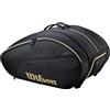Wilson Porta Racchette Wilson Defy V1 Nero Dorato