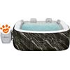 Bestway SPA Lay Z Airjet Hollywood Quadrata 6 Posti (180x180x66cm) Piscina Idromassaggio Art. 6001F - SPA Airjet Hollywood Quadrata (180x180x66cm)