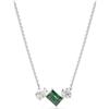 SWAROVSKI PENDENTE MESMERA VERDE E BIANCO, PLACCATURA RODIO 5668278