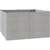 Outsunny Tendaggi di Ricambio per Gazebo, Set da 4 pezzi, per Gazebo da 3x4m, 352x205cm, Grigio Chiaro