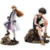 MEGAHOUSE Gundam Wing Alpha X Omega Statua 1/8 Heero Yuy & Relena Peacecraft Set 30th Anni