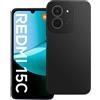 MATT CUSTODIA TPU SILICONE COVER CASE PER XIAOMI REDMI 15C BLACK