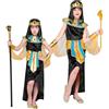 W WIDMANN MILANO Party Fashion - Costume da regina egiziana per bambini, abito, Cleopatra, faraone, Anubi, sovrano, dea