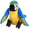 Wild Republic Cuddlekins Mini Ara Blu e Gialla, Peluche di Animali, 20 cm, Peluche per Neonati, Peluche per Regalo di Compleanno Imbottitura Realizzata Partendo da Bottiglie Riciclate
