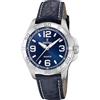 Festina Orologio Uomo Analogico in Pelle Blu - Movimento al Quarzo - Vetro Minerale ad Alta Resistenza - Impermeabile 5 ATM - Elegante F20444/2 Special Prices