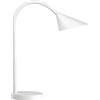 Unilux 400077404 Lampada Sol da Tavolo a LED 7.4 W, Moderna, Interruttore On-Off sul Cavo, per Cameretta, Ufficio, Scrivania, Colore Bianco