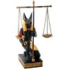 SUMMIT COLLECTION Anubis nero e oro scale di giustizia