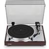 Thorens TD 403 DD noce laccato - Giradischi vinile, Manuale, MM, Trasmissione diretta, 33 giri, 45 giri, Celle incluse