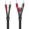 Audioquest Rocket 11 SBW (2 x 2m) - Cavo per altoparlante o diffusore, assemblato, Compatibile bi-wiring, 2,08 mm²