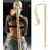 volumoon 80CM Estensione Coda di Cavallo, Treccia Lunga Coda Finta Capelli, Intrecciata Coda, Sintetico Posticci per Capelli Extension, Coda di Cavallo Morbidi, Ponytail Extension per Donne
