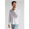 Intimissimi Camicia In Cotone Piquet Bianco