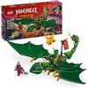LEGO, LEGO NINJAGO Lego ninjago drago della foresta verde di lloyd - giocattolo snodabile da costruire con 2 minifigure e armi, giochi bambini 6+