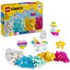 LEGO, LEGO CLASSIC Lego classic 11040 scatola magica trasparente, mattoncini colorati per unicorni giocattolo, draghi, uccelli e altro, bambini5+