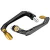 Tomotato Paraleve Moto, Universale 7/8 Pollici in Lega di Alluminio Manubrio Freno Frizione Protezione Mano Leva Moto(Oro)