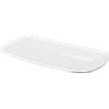 Saturnia Piatto Rettangolo 30 x 18 Cm H 3 Cm Diag. 31 Cm Porcellana Tokio Bianco