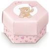 Scotton Scatola Esagono Little Bear 60 X 40 Mm Rosa 10 Pz