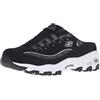 Skechers D'Lites Resilient, Sneaker Donna, Nero Bianco, 39.5 EU