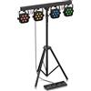 BEHRINGER STAGE TRI LED BUNDLE ST1 PAR LED BARRA T PEDALIERA E BORSE ALL IN ONE